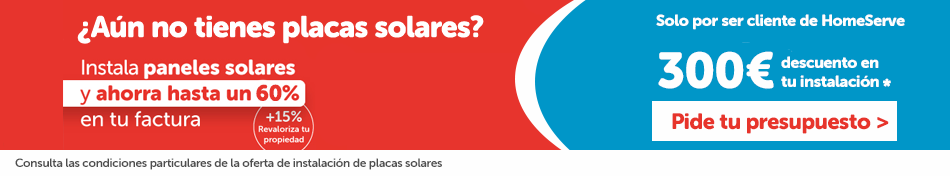 Oferta de instalación de paneles solares | HomeServe